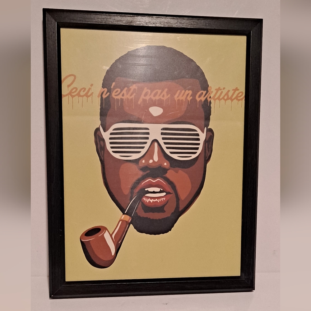 Butcher Billy Ceci nest pas un artiste - Fine Art Print Kanye